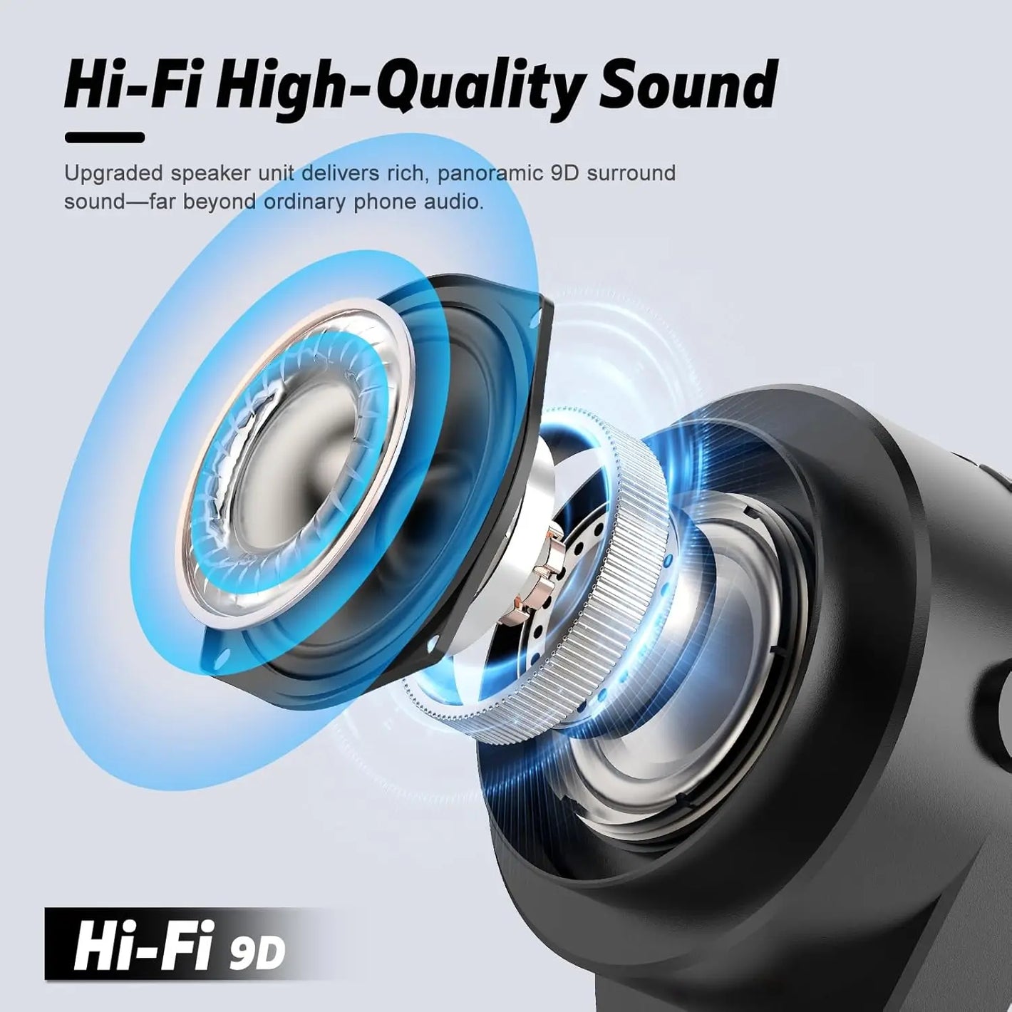 Experience 360° Sound with the 2026 New Wireless Induction Bluetooth Speaker – 5-in-1 Music Player with 8 RGB Lights and Portable HIFI Bass!