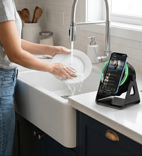 Wireless Induction Bluetooth Speaker